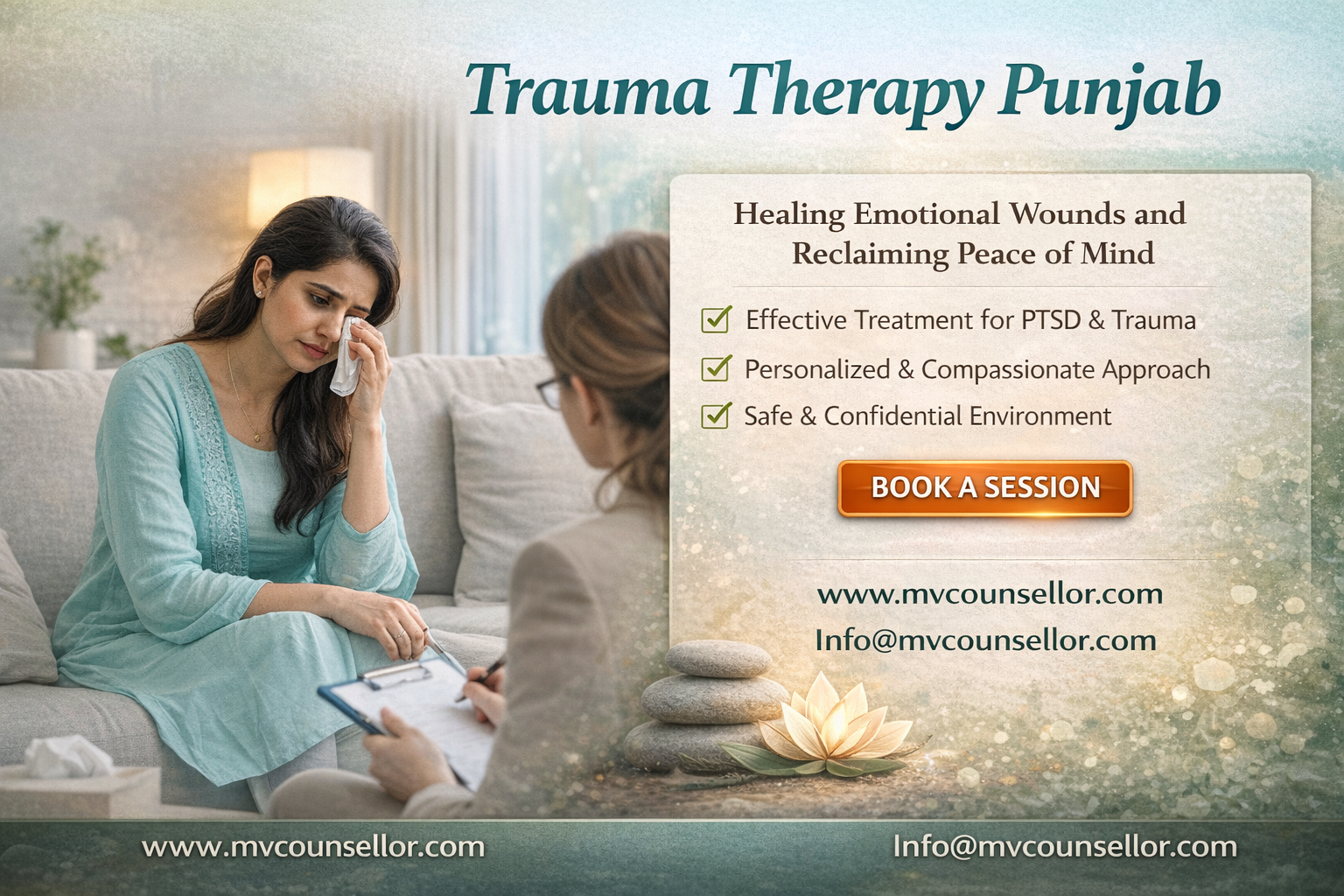 Trauma Therapy in Punjab: Professional Support for Emotional Healing & Mental Strength